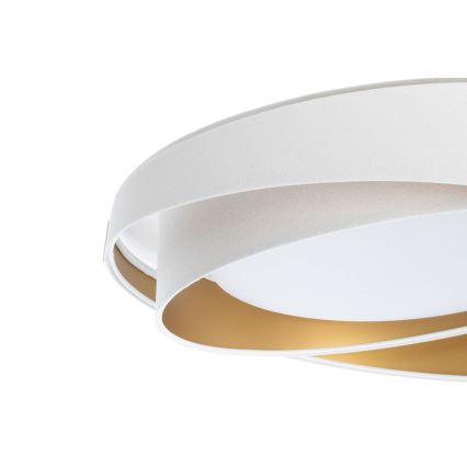 Dimbare LED-plafondlamp SMART GALAXY MODERN LED/24W/230V 3000-6500K Ø 55 cm wit/goud + afstandsbediening