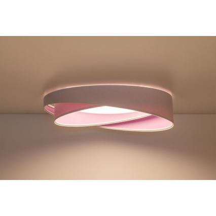 LED dimbare plafondlamp SMART GALAXY MODERN LED/24W/230V 3000-6500K Ø 55 cm wit/paars + afstandsbediening
