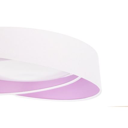 LED dimbare plafondlamp SMART GALAXY MODERN LED/24W/230V 3000-6500K Ø 55 cm wit/paars + afstandsbediening