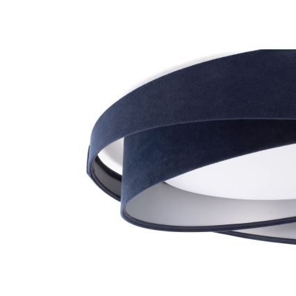 Dimbare LED plafondlamp SMART GALAXY MODERN LED/24W/230V 3000-6500K Ø 55 cm blauw/zilver + afstandsbediening