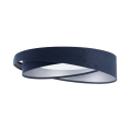 Dimbare LED plafondlamp SMART GALAXY MODERN LED/24W/230V 3000-6500K Ø 55 cm blauw/zilver + afstandsbediening
