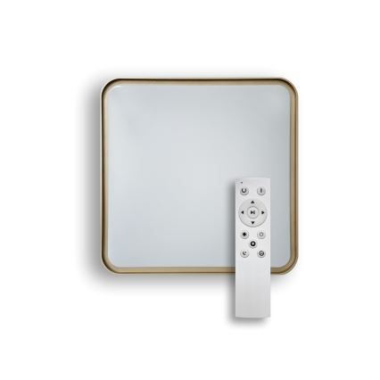 Dimbare LED plafondlamp UNA LED/60W/230V 2700-6500K 50x50 cm + afstandsbediening