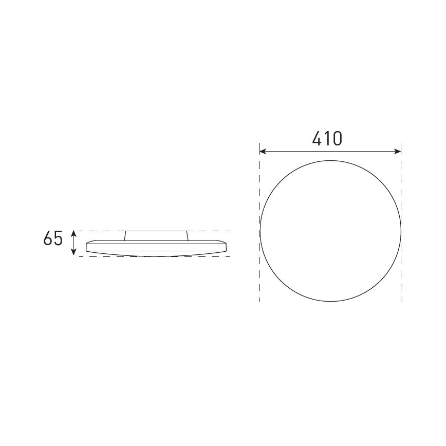 LED Dimbare badkamer plafondverlichting VARIO NOVA LED/22/32W/230V 3000/4000/5700K diameter 41 cm IP44 wit