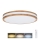 Dimbare LED plafondlamp WOODY LED/48W/230V 3000-6500K eiken diameter 38 cm + afstandsbediening