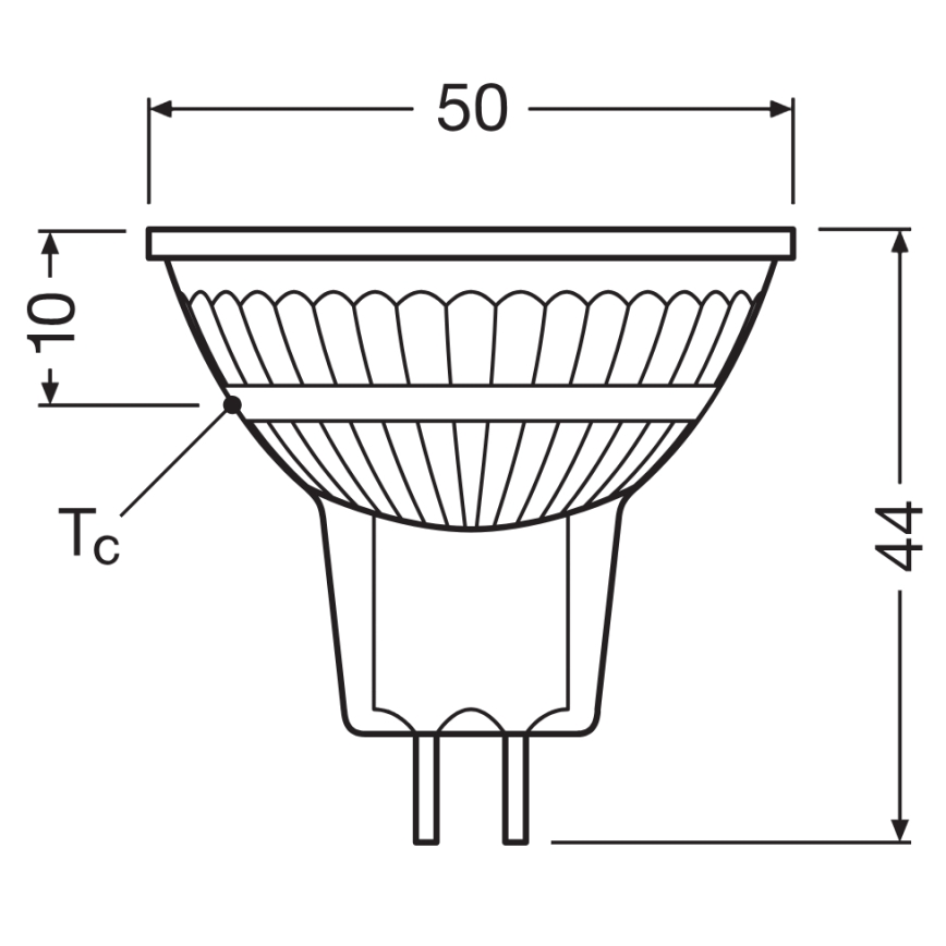Dimbare LED-reflectorlamp MR16 GU5,3/5W/12V 4000K 36° CRI 90 - Osram