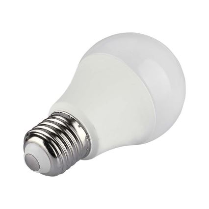 Dimbare LED RGB lamp A60 E27/8,5W/230V 4000K + afstandsbediening