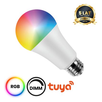 Dimbare LED RGB Lamp A60 E27/8W/230V 2700-6500K Wi-Fi Tuya