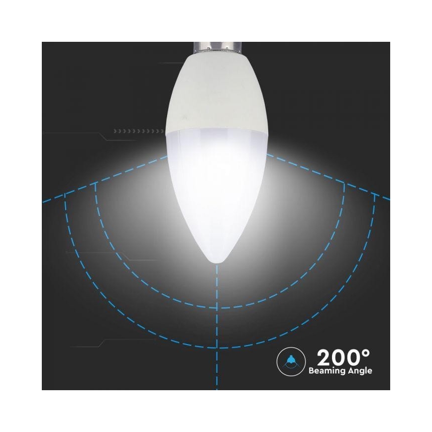 Dimbare LED RGB-lamp E14/3,5W/230V 6400K + afstandsbediening