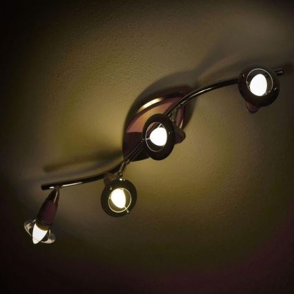 Dimbare LED RGB-lamp E14/3,5W/230V 6400K + afstandsbediening