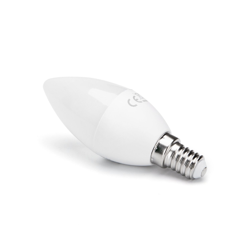 Dimbare LED RGB lamp E14/4,8W/230V 3000K + afstandsbediening - Aigostar