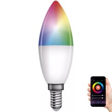 Dimbare LED RGB lamp GoSmart E14/4,8W/230V 2700-6500K Tuya