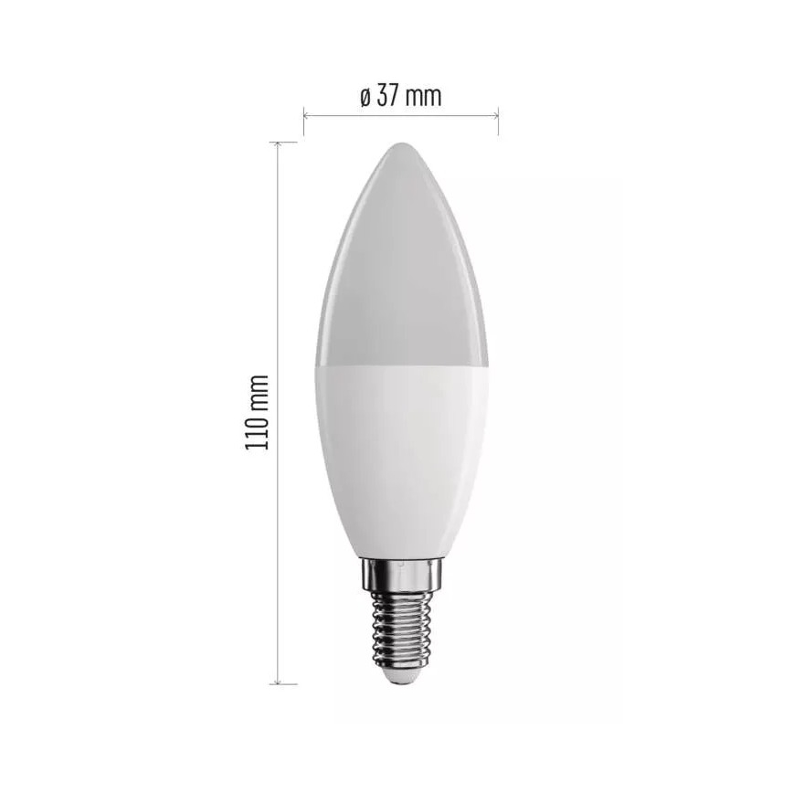 Dimbare LED RGB lamp GoSmart E14/4,8W/230V 2700-6500K Wi-Fi Tuya