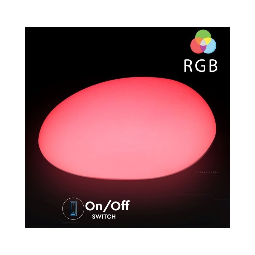Dimbare LED RGB Lamp voor Buiten LED/1W/230V 28cm IP67 + afstandsbediening