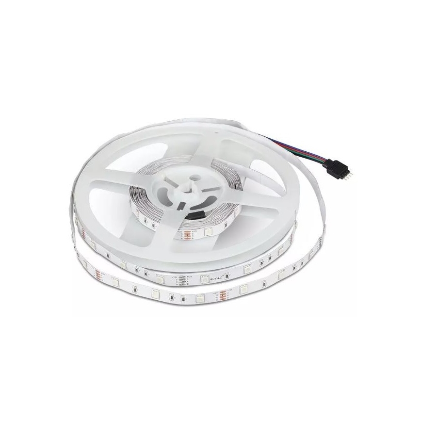 Dimbare LED RGB Lichtstrip 2x5m LED/4,8W/230V + afstandsbediening