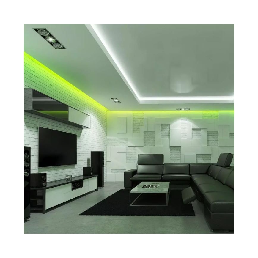 Dimbare LED RGB Lichtstrip 2x5m LED/4,8W/230V + afstandsbediening