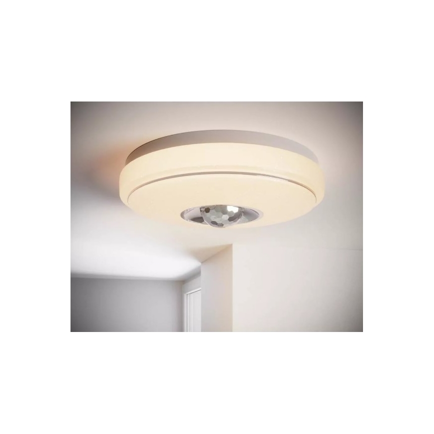 Dimbare LED RGB Plafond Lamp MAGIC DISCO LED/18W/230V + afstandsbediening