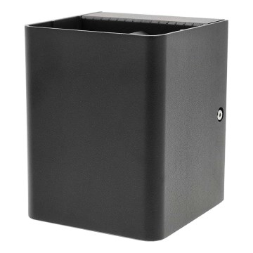 Dimbare LED RGBW buitenmuurlamp SmartLife LED/12W/230V IP65 Wi‑Fi Tuya zwart