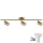 Dimbare LED RGBW inbouwspot GOLDIE 3xGU10/4,8W/230V 3000K goudkleurig + afstandsbediening