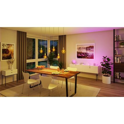 Dimbare LED RGBW-lamp FILAMENT E27/6,3W/230V 2200-6500K - Paulmann 29156