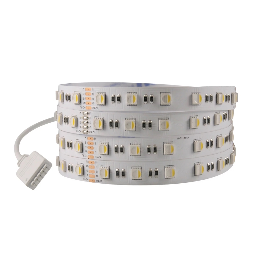 Dimbare LED RGBW Strip 3m LED/22W/24/230V + afstandsbediening