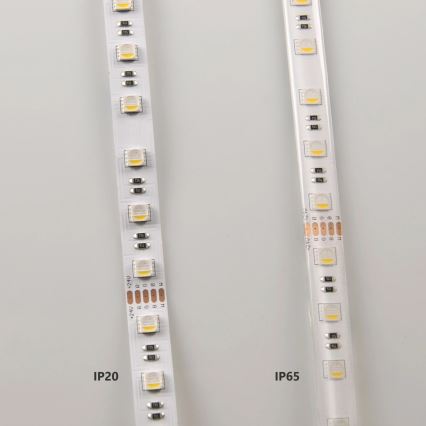 Dimbare LED RGBW Strip 3m LED/22W/24/230V + afstandsbediening