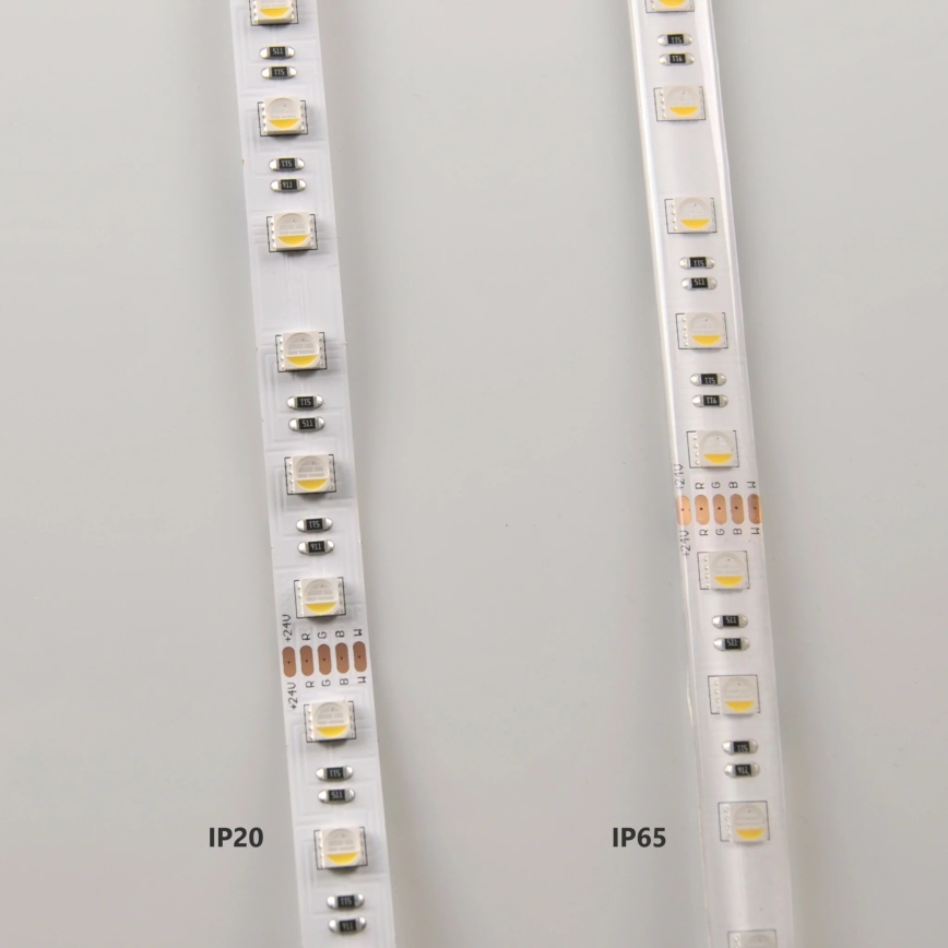 Dimbare LED RGBW Strip 3m LED/22W/24/230V + afstandsbediening