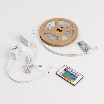 Dimbare LED RGBW-strip LED/9W/230V 5m Wi-Fi + afstandsbediening