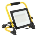 Dimbare LED schijnwerper TIGRA LED/100W/4000K IP54 zwart/geel