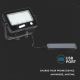 Dimbare LED Solar Schijnwerper met Sensor LED/10W/3,7V 4000K IP65 + USB poort