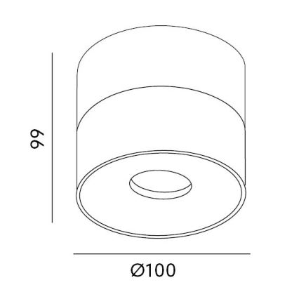 Dimbare LED Spot LAHTI LED/10,5W/230V 3000K CRI 90 wit