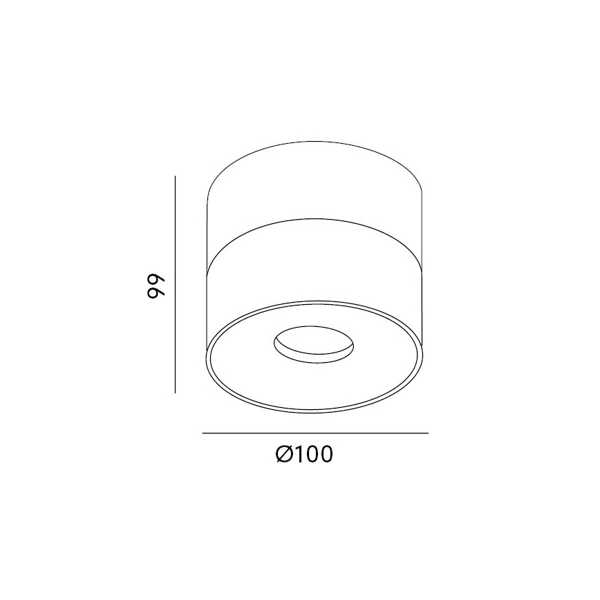 Dimbare LED Spot LAHTI LED/10,5W/230V 3000K CRI 90 wit