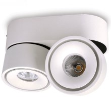 Dimbare LED Spot LAHTI MINI 2xLED/9W/230V 3000K CRI 90 wit