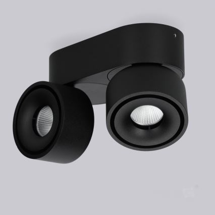 Dimbare LED Spot LAHTI MINI 2xLED/9W/230V 3000K CRI 90 zwart