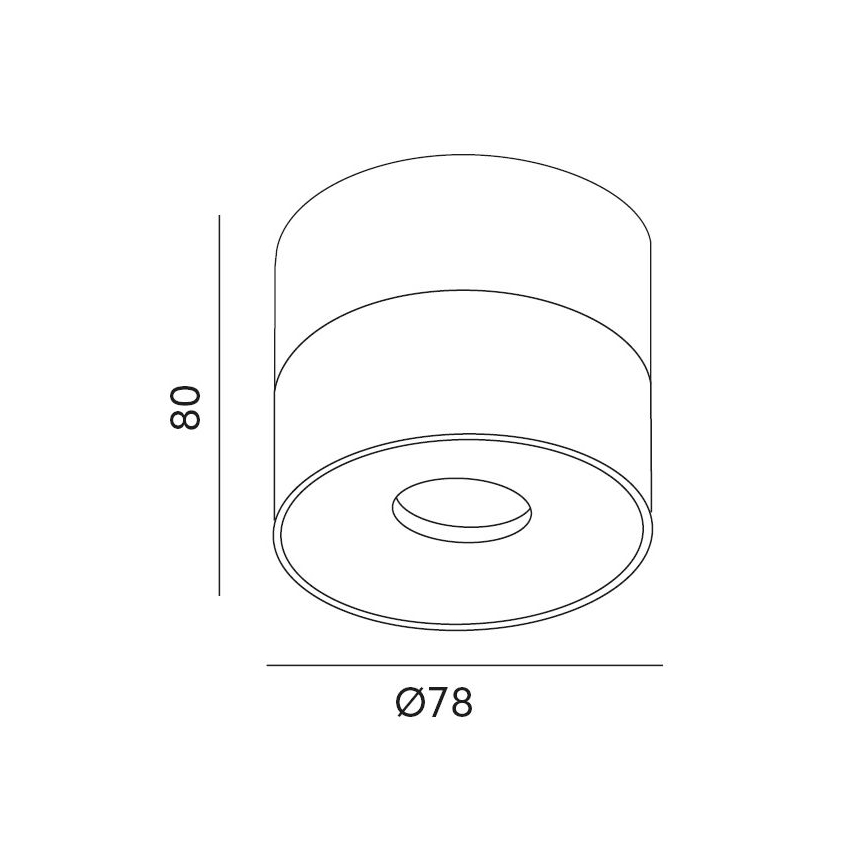 Dimbare LED Spot LAHTI MINI LED/9W/230V 3000K CRI 90 zwart