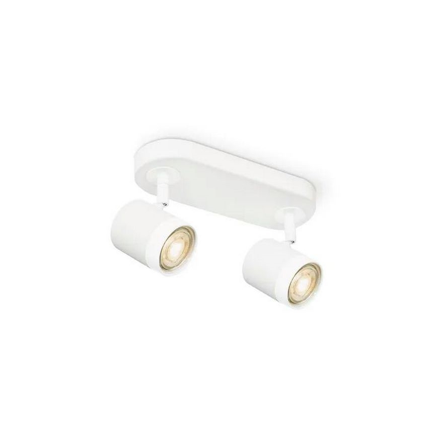 Dimbare LED Spot MANU 2xGU10/5,8W/230V wit