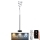 Dimbare LED Staande lamp LED/50W/230V 3000-6500K grijs + afstandsbediening