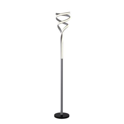 Dimbare LED Staande lamp LED/50W/230V 3000-6500K grijs + afstandsbediening