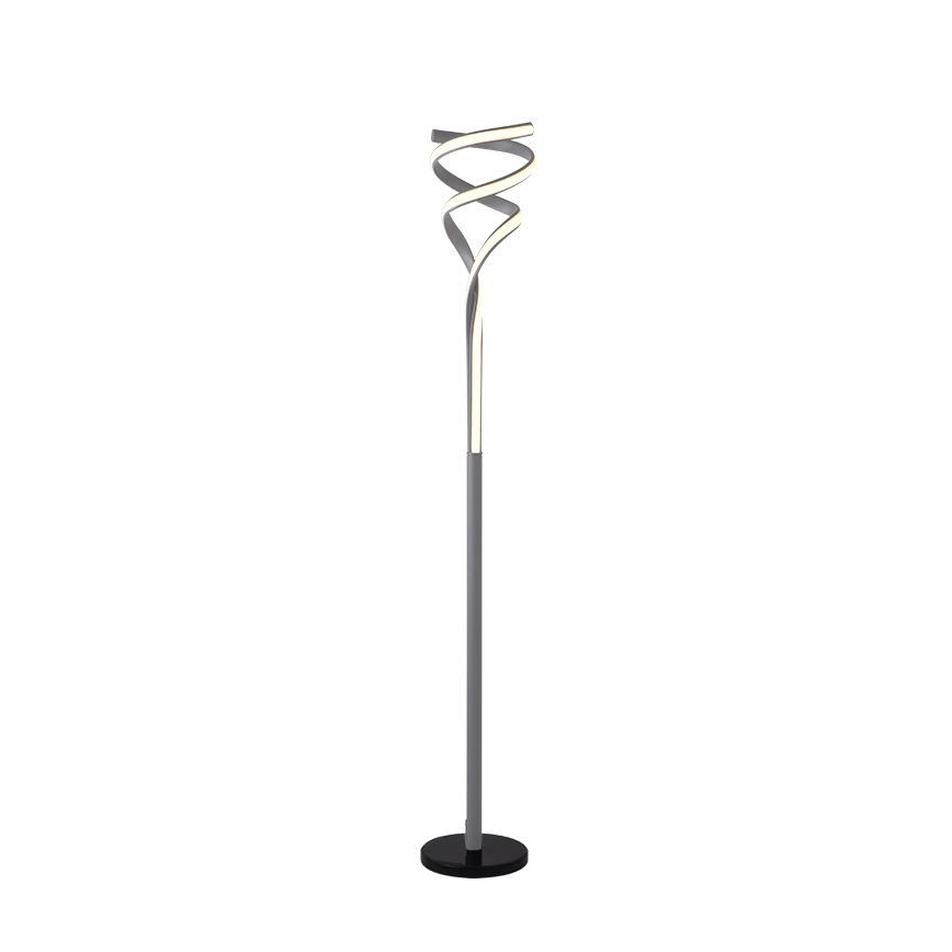 Dimbare LED Staande lamp LED/50W/230V 3000-6500K grijs + afstandsbediening