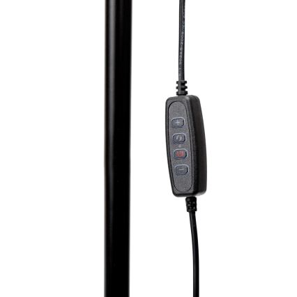 Dimbare LED Staande lamp SIGNUS LED/10W/230V 3000/4500/6500K zwart