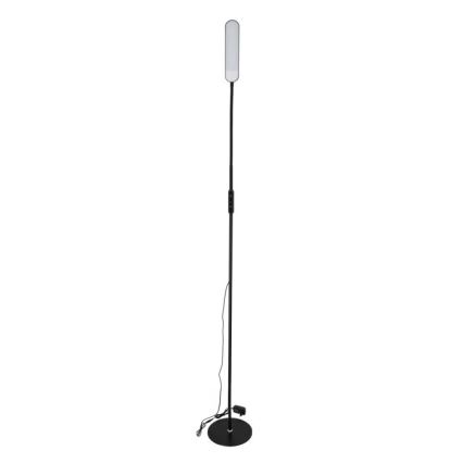 Dimbare LED Staande lamp TEILO LED/10W/230V 3000/4000/6500K zwart + afstandsbediening