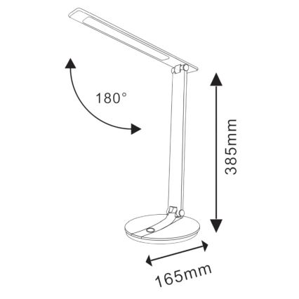 Dimbare LED Tafel Lamp met aanraking besturing SERRA LED/8W/230V wit