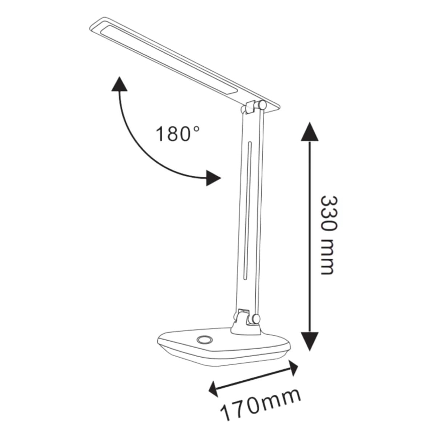 Dimbare LED Tafel Lamp met aanraking besturing VINTO LED/8W/230V wit