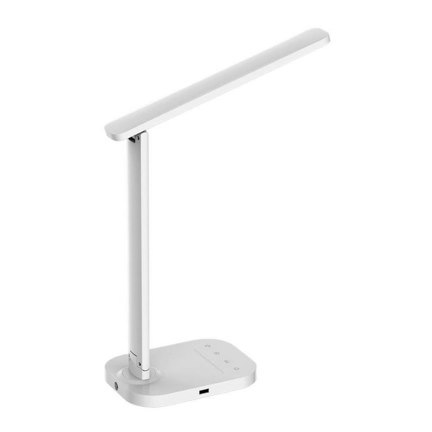 Dimbare LED Tafel Lamp met Touch Aansturing en USB Verbinding KIARA LED/7W/230V wit