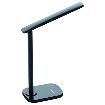 Dimbare LED Tafel Lamp met Touch Aansturing en USB Verbinding KIARA LED/7W/230V zwart