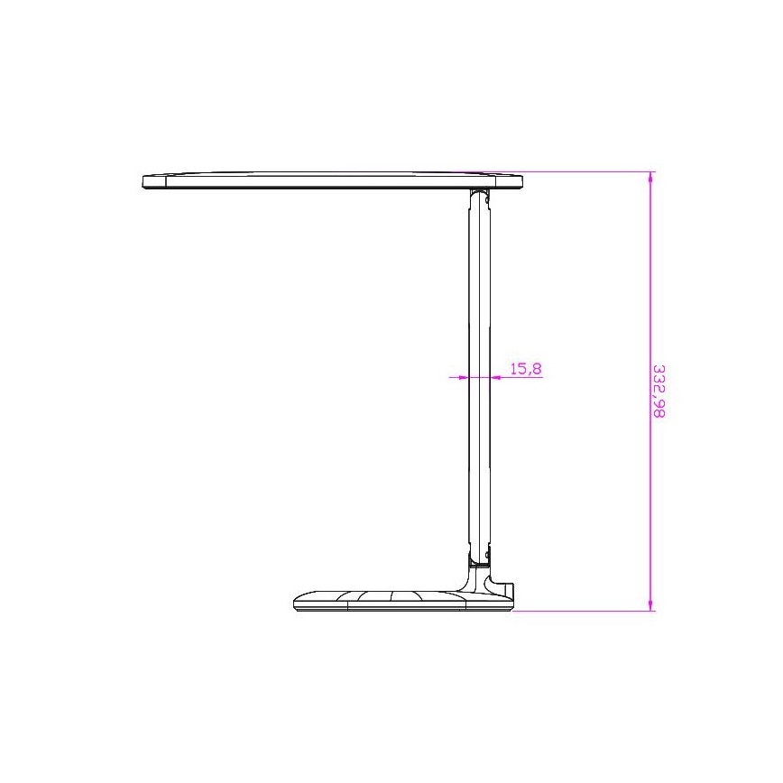 Dimbare LED Tafel Lamp met Touch Aansturing NAOMI LED/5W/230V 3000-6500K