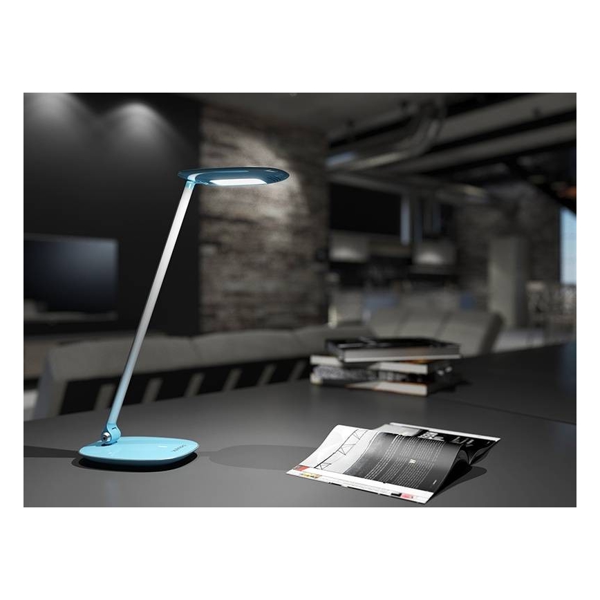 Dimbare LED Tafel Lamp met USB MOANA LED/6W/230V roze