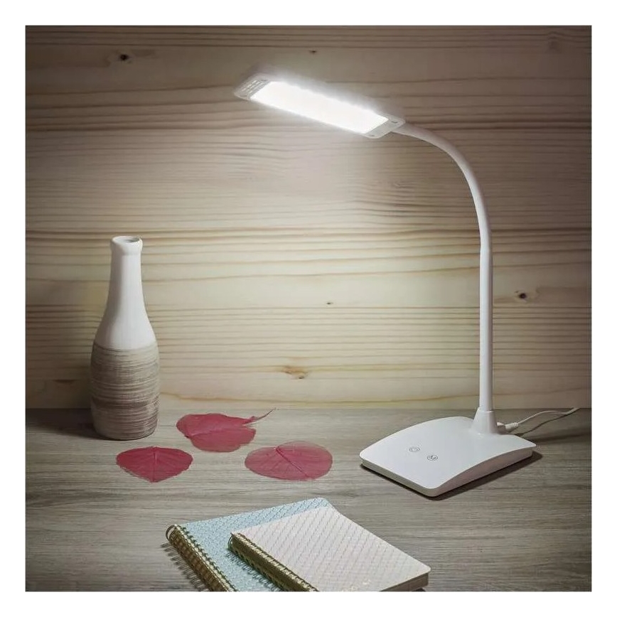 Dimbare LED-tafellamp EDDY LED/6W/230V 3000/4500/6800K wit