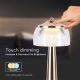LED Dimbare oplaadbare touch tafellamp LED/1W/5V 3000-6000K 1800 mAh Roségoud