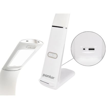 LED dimbare tafellamp met draadloos opladen en bewegingssensor LORD EVO LED/8W/230V 3000K/4500K/6000K wit