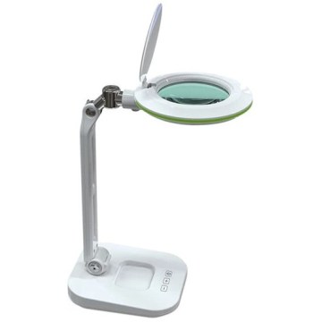 Dimbare LED-tafellamp met loep LED/7W/230V 6500K wit